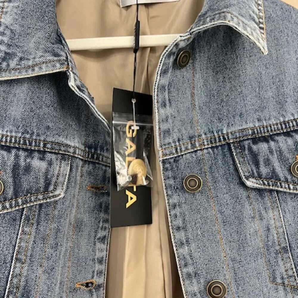 Galita Hybrid Denim Trench Coat - Picture 13 of 16